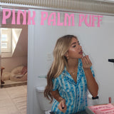 Pink Palm Pajamas in Seabreeze (Pre-order)