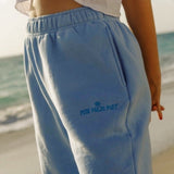 "Puff" Sweatpants in Blue