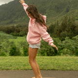 Classic Puff Hoodie in Pink
