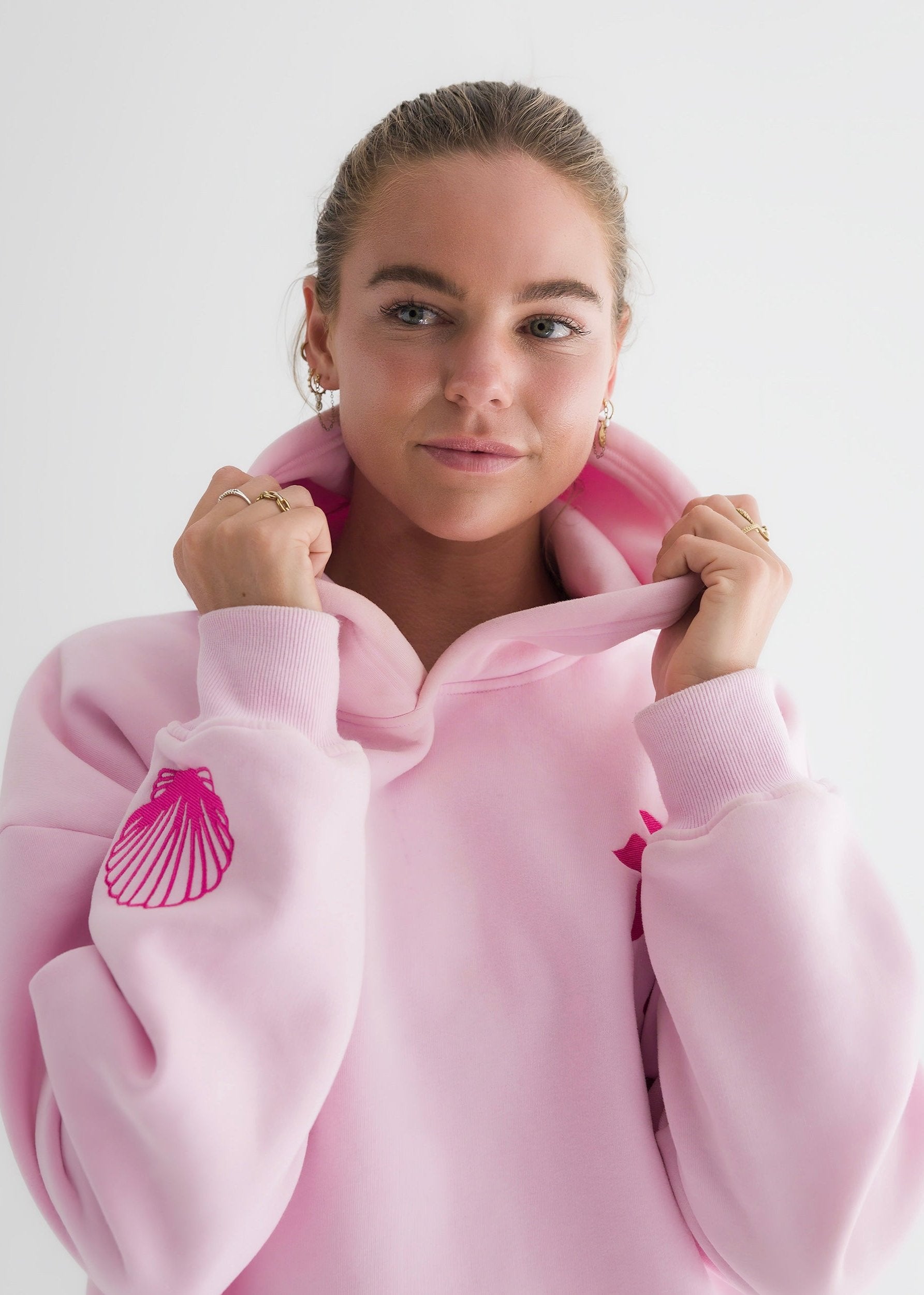 Hawaii Hibiscus Hoodie In Blush Pink Palm Puff hawaii-hibiscus-hoodie-in-blush-pink-palm-puff