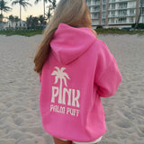 Classic Puff Hoodie in Raspberry