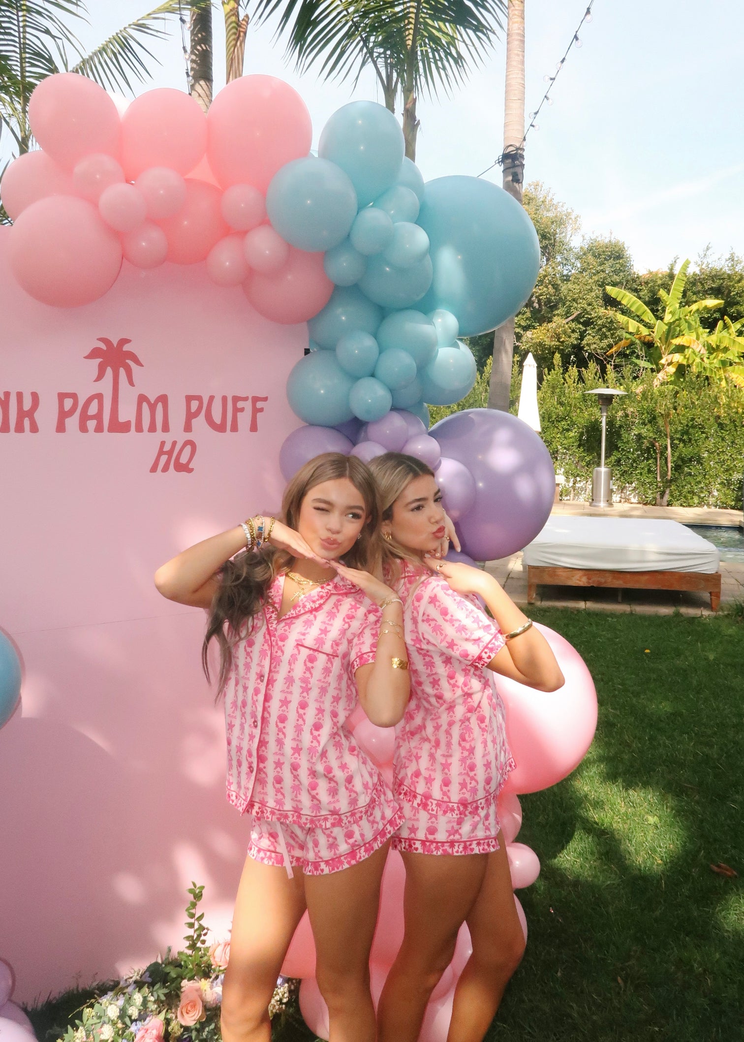 Pink Palm Pajamas in Blush Bay – Pink Palm Puff