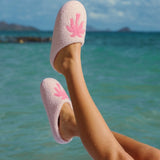 Malibu Slippers in Blush Bay