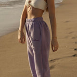 "Puff"  Sweatpants in Lilac