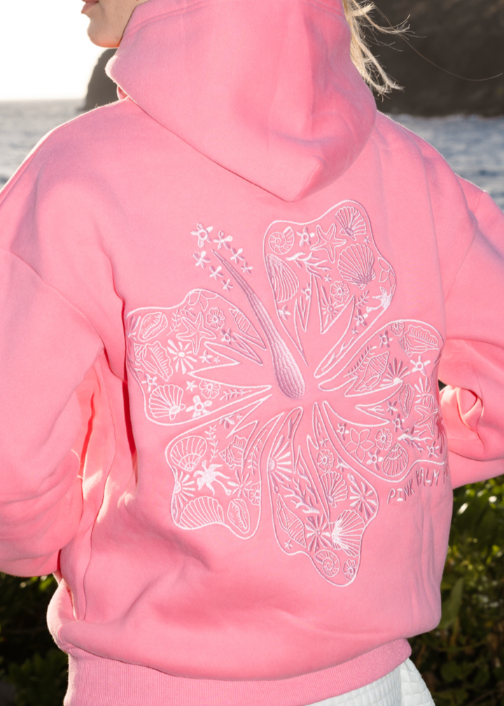 Hawaiian Hibiscus Polynesian Hoodie main image 1
