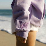 "To Live For the Hope of it All" Hoodie in Lilac