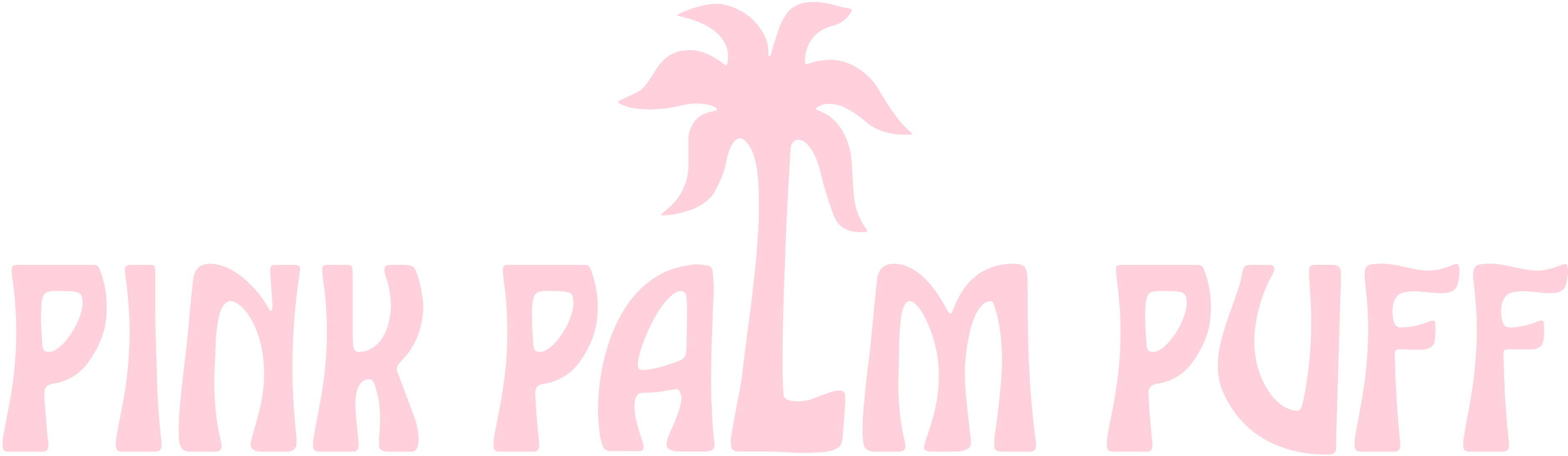 Sizing pink palm puff