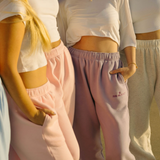 "Puff" Sweatpants in Pink