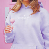 Classic Puff Hoodie, adjustable drawstring hood and pocket, in Orchid - coastal preppy aesthetic beach style by Pink Palm Puff