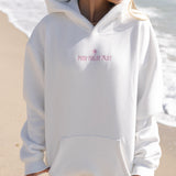 Classic Puff Hoodie, adjustable drawstring hood and pocket, in Pink Opal - coastal preppy aesthetic beach style by Pink Palm Puff