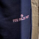 Classic Sweatpants, relaxed fit with an elastic waistband and side pockets, in Navy - coastal preppy aesthetic beach style by Pink Palm Puff