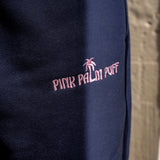 Classic Sweatpants, relaxed fit with an elastic waistband and side pockets, in Navy - coastal preppy aesthetic beach style by Pink Palm Puff