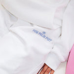 Classic Sweatpants, relaxed fit with an elastic waistband and side pockets, in Ocean Air - coastal preppy aesthetic beach style by Pink Palm Puff