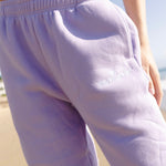 Classic Sweatpants, relaxed fit with an elastic waistband and side pockets, in Orchid - coastal preppy aesthetic beach style by Pink Palm Puff