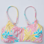 Cleo Top, adjustable tie straps, in Sherbet Swirl - coastal preppy aesthetic beach style by Pink Palm Puff