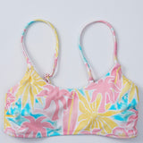 Cleo Top, adjustable tie straps, in Sherbet Swirl - coastal preppy aesthetic beach style by Pink Palm Puff