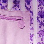 Couture Carryall, spacious reversible design, in Twilight (Reversible) - coastal preppy aesthetic beach style by Pink Palm Puff