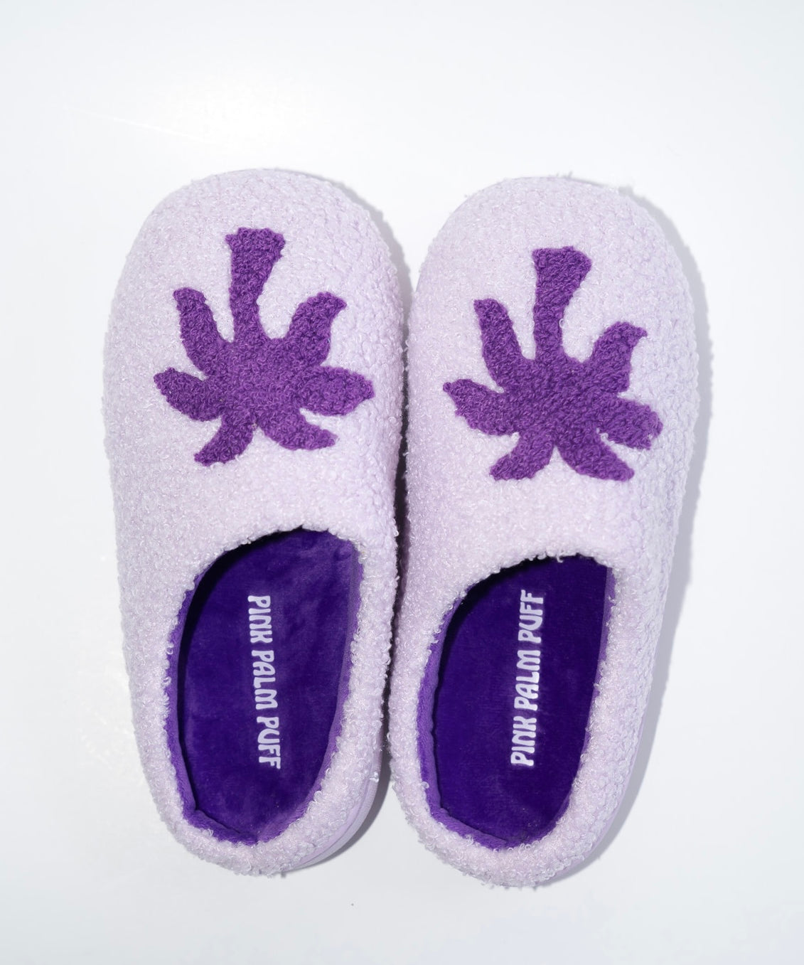 Malibu Slippers, cozy fleece lining, in Twilight - coastal preppy aesthetic beach style by Pink Palm Puff
