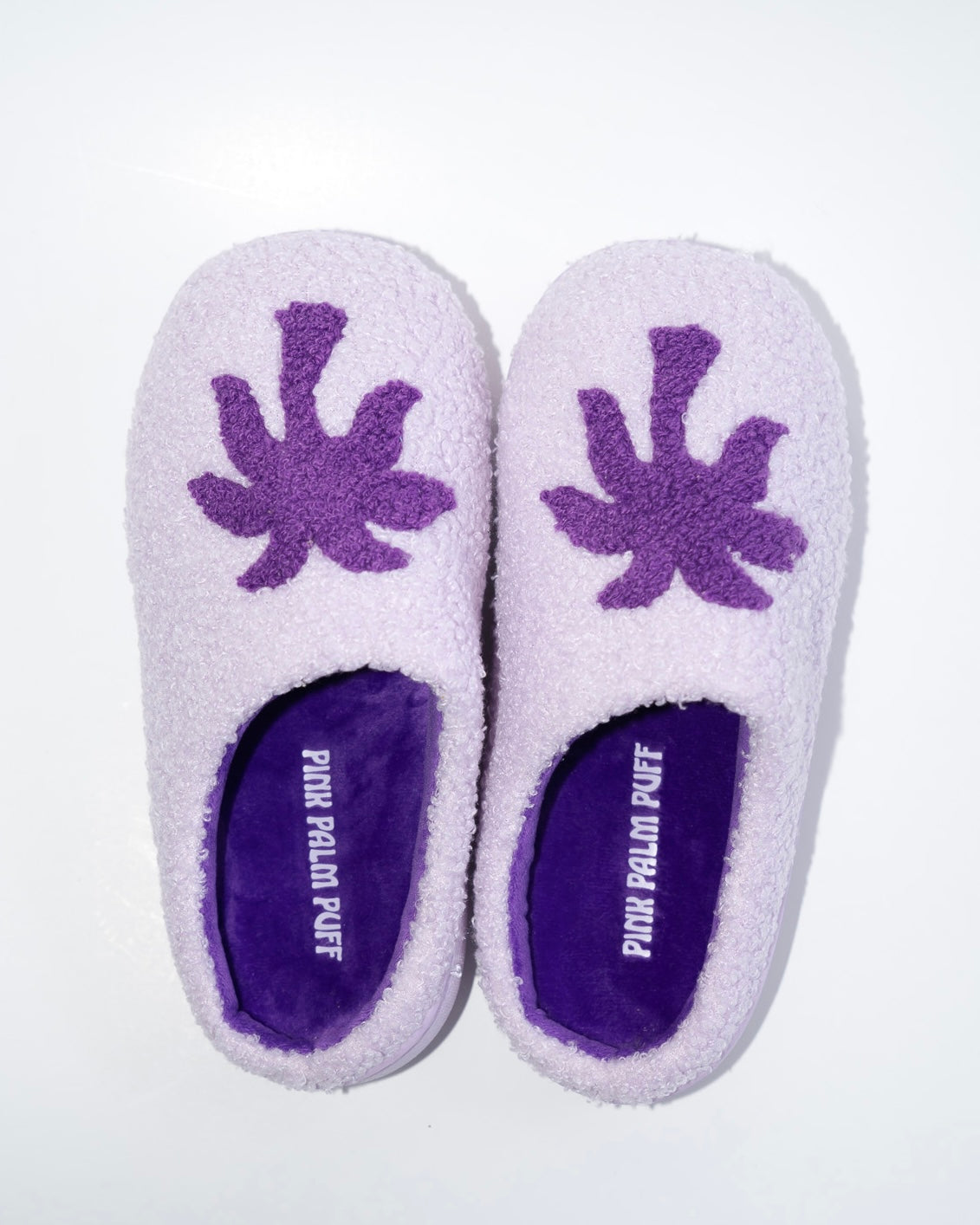 Malibu Slippers, cozy fleece lining, in Twilight - coastal preppy aesthetic beach style by Pink Palm Puff