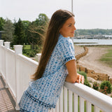 Pink Palm Pajamas, soft, breathable fabric, in Cape Cod - coastal preppy aesthetic beach style by Pink Palm Puff