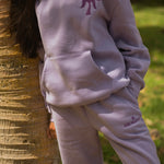 Puff Sweatpants, relaxed fit with an elastic waistband and side pockets, in Lilac - coastal preppy aesthetic beach style by Pink Palm Puff