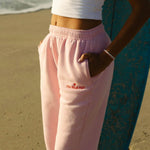 Puff Sweatpants in Pink by Pink Palm Puff